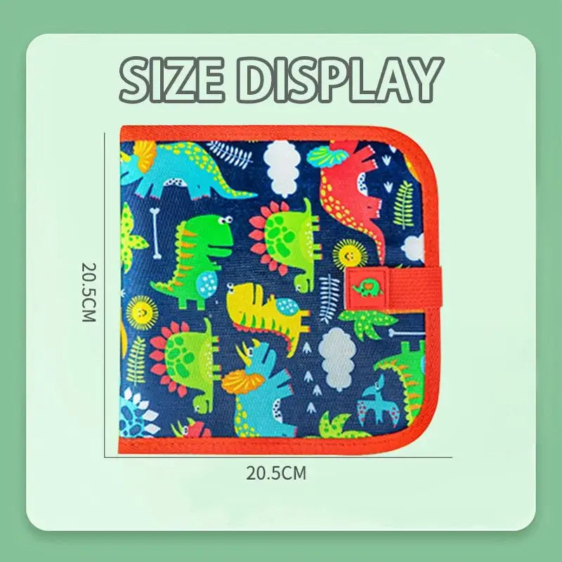 Erasable Doodle Book for KidsToddlers Toys Reusable Drawing Pads with 12 Watercolour Pens Preschool Toy Trip Writing Painting Set