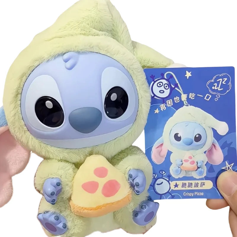 In Stock 2025 New Stitch Eat Something Before Sleep Series Vinyl Blind Box Pendant Cute Doll Mystery Box Cute Doll Gift Toys