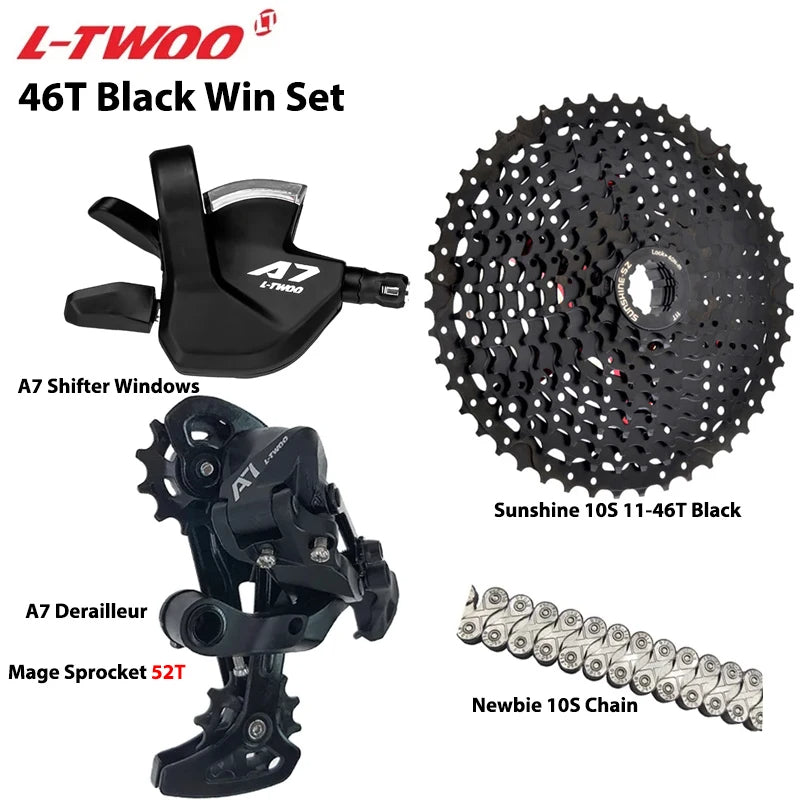 LTWOO A7 1X10S Groupset 10 Speed Shift Lever Derailleur SUNSHINE Cassette 36T 42T 46T 50T VXM Chain for MTB Mountain Bike Parts