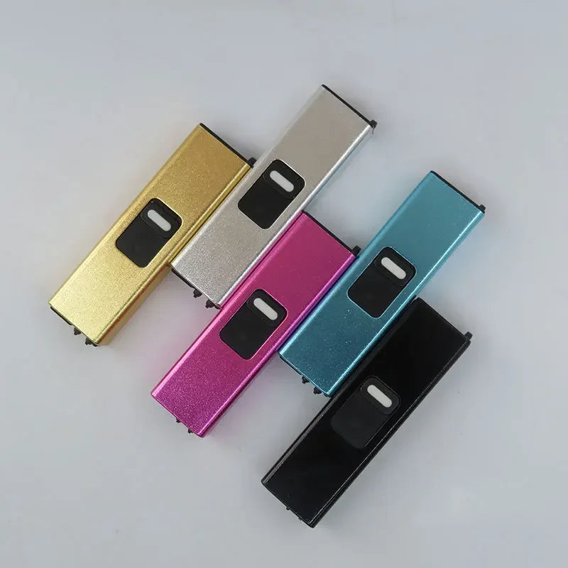 Portable High Power Pulse Single Arc Flameless Lighter Plasma USB Rechargeable Metal Windproof Lighter Creative Selected Gadgets