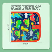Erasable Doodle Book for KidsToddlers Toys Reusable Drawing Pads with 12 Watercolour Pens Preschool Toy Trip Writing Painting Set