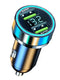 66-250W PD 6in1 Car Charger QC3.0 Fast Charge with Digital Display Universal Cigarette Lighter Adapter for iPhone Samsung Xiaomi