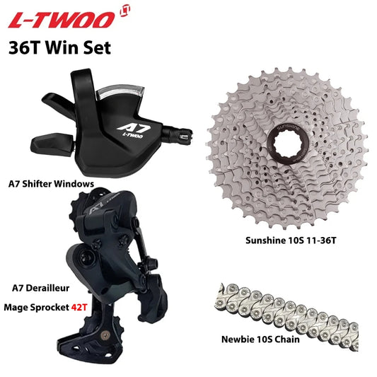 LTWOO A7 1X10S Groupset 10 Speed Shift Lever Derailleur SUNSHINE Cassette 36T 42T 46T 50T VXM Chain for MTB Mountain Bike Parts