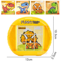 4IN1 Rotating Puzzle for Kids Fidget Toys 3 4 5 6 7 8 Year Old 4 Puzzles in 1 Fine Motor Skills, Gift for Boys & Girls Ages 3+