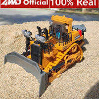 4WD Remote Control Excavator 4x4 Alloy Dump Truck Bulldozer Radio Model RC Car Construction Vehicle Toy Children Kids Gifts