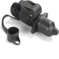 Yuanjoy 12/24V Round 3 Pole Plug Interface Adapter Socket Connector for Car Electronics Trailer Caravan Truck Vehicle