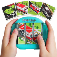 4IN1 Rotating Puzzle for Kids Fidget Toys 3 4 5 6 7 8 Year Old 4 Puzzles in 1 Fine Motor Skills, Gift for Boys & Girls Ages 3+