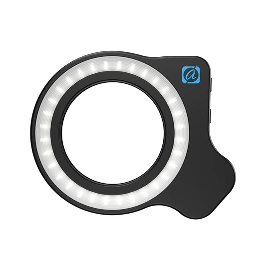 APEXEL Lens Light with 37-52mm Adapter Ring Used for Camera and Phone Macro Photography Mobile Phone Fill Light & Camera Fill Light