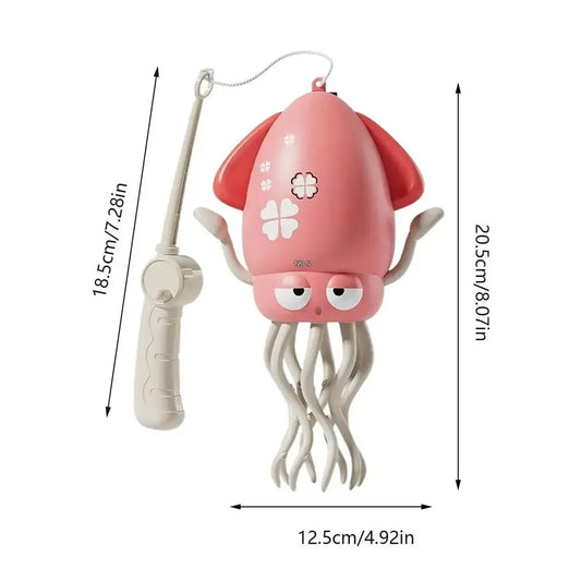 Children's Electric Octopus Glow Dancing Octopus Toys Cartoon Interactive Development Moving Education Toddler Toy Gift