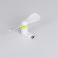 Creative Mini Portable Micro Fan Mobile Phone Mini Fan Charging Treasure Cooling Fan USB Gadget Fans Tester For Type-C
